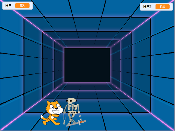 自作ゲームのワンシーン