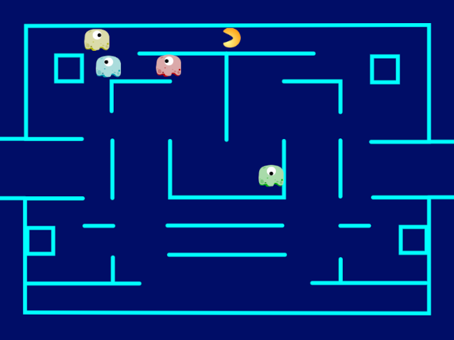 パックマンのワンシーン